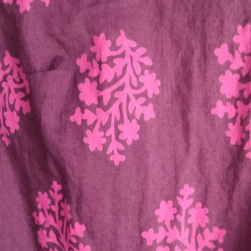 J. Crew Size 4 Perfect Fit Women's Pink Floral Button-Up Shirt